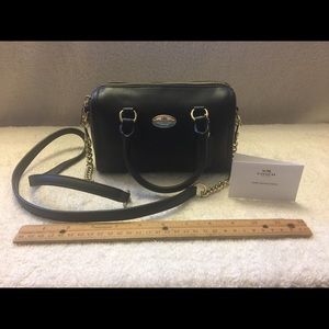 Small black Coach crossbody